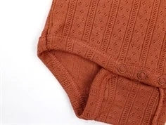 Joha brændt orange body merinould/silke